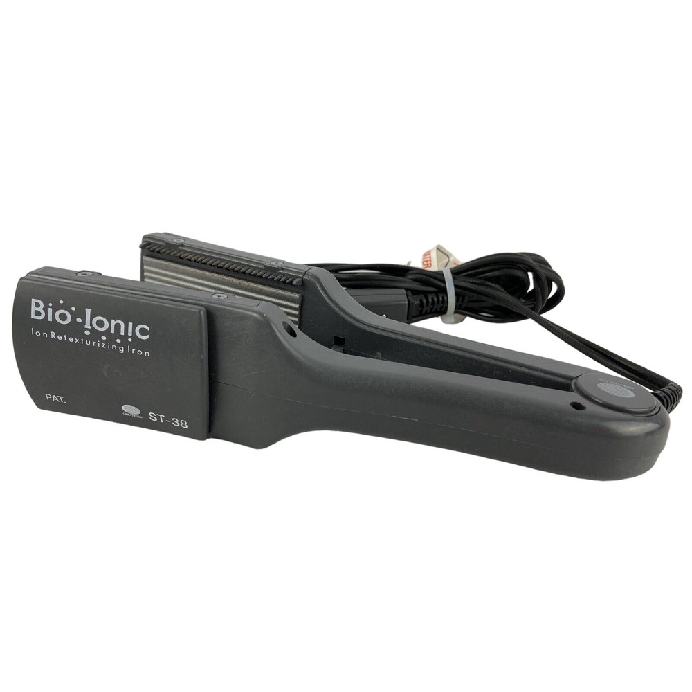 Bio-Ionic Professional Hair Care Ion Retexturizing Iron ST-38‎ Tested Works 40W